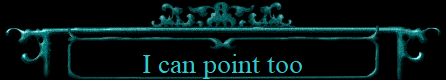 I can point too