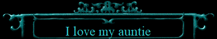 I love my auntie